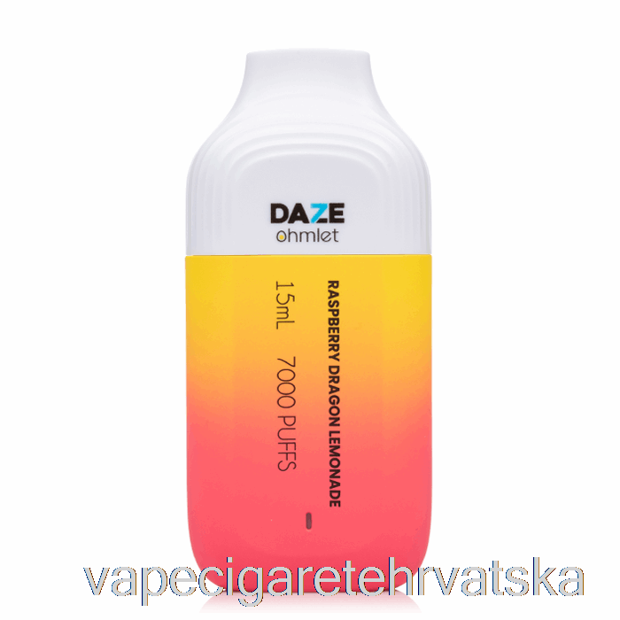 Vape Hrvatska 7 Daze Ohmlet 7000 Disposable Raspberry Dragon Lemonade